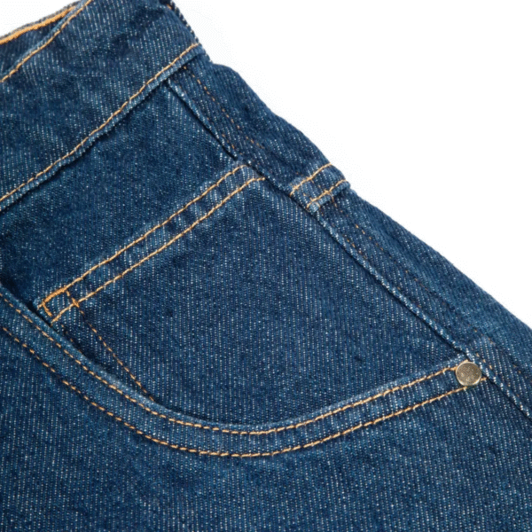 Denim Pants H-Line Raw Washed - Imagem 2