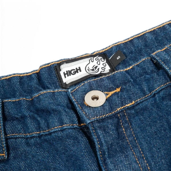 Denim Pants H-Line Raw Washed - Imagem 3